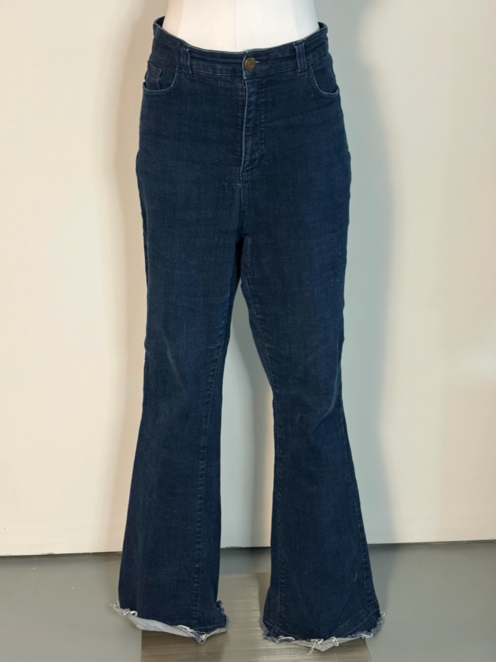 Du Jour Dark Blue Flare Jeans